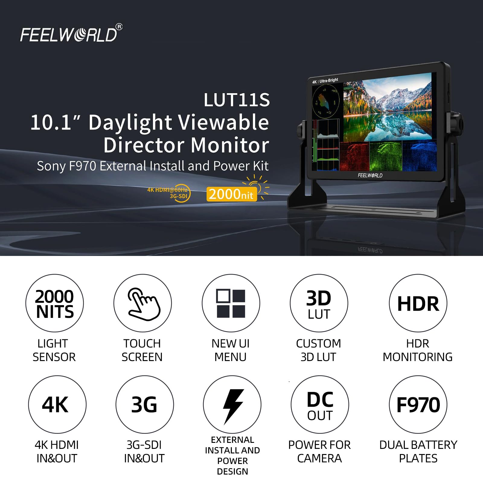 Amazon.com : FEELWORLD LUT11S 10.1